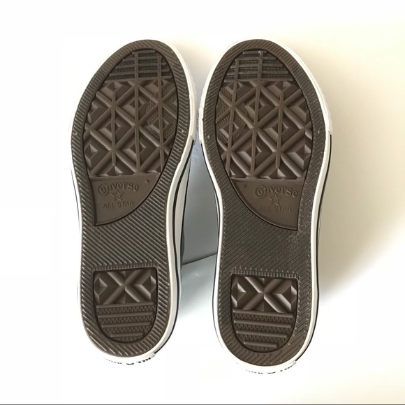 Girls Converse Green Velvet High Top Sneaker - Picture 7 of 7